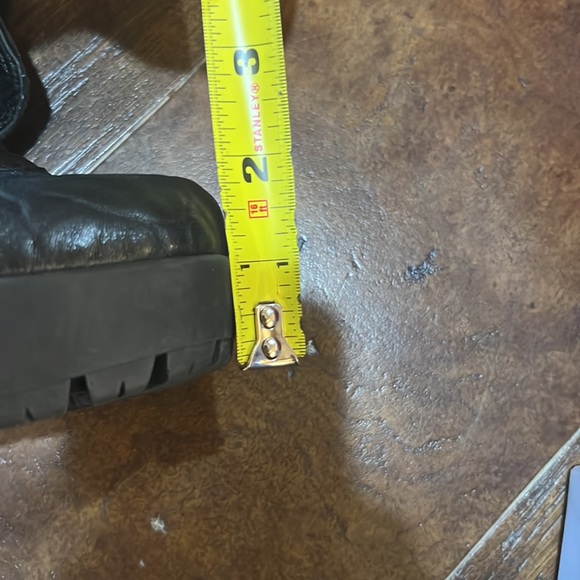 VERA WANG LAVENDER MOTO COMBAT BOOTS BLACK 8 - Picture 13 of 14